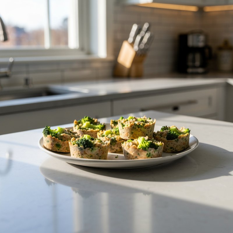 Broccoli Stem Protein Cups