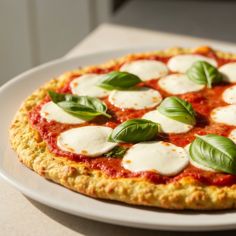 Cauliflower Crust Margherita Pizza