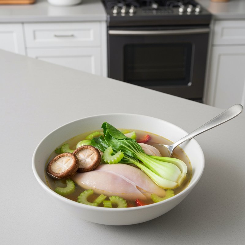 Chicken Bone Broth Recovery Soup