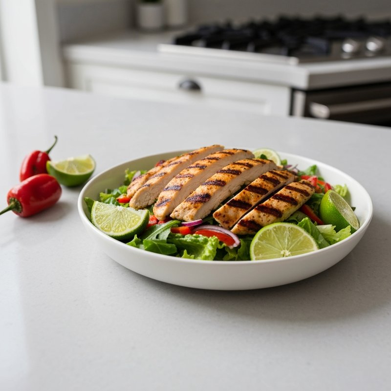 Chipotle Lime Grilled Chicken Salad