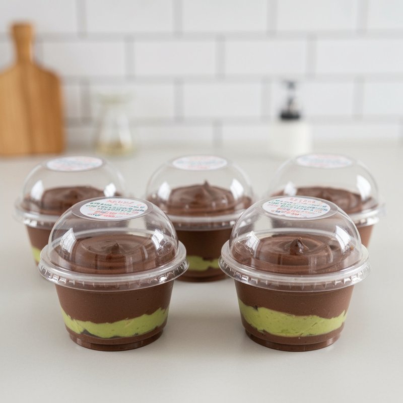 Chocolate Avocado Mousse Cups