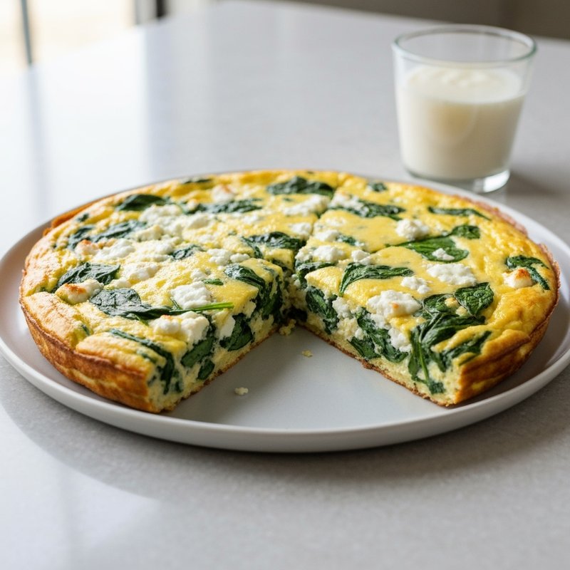 Feta and Spinach Frittata