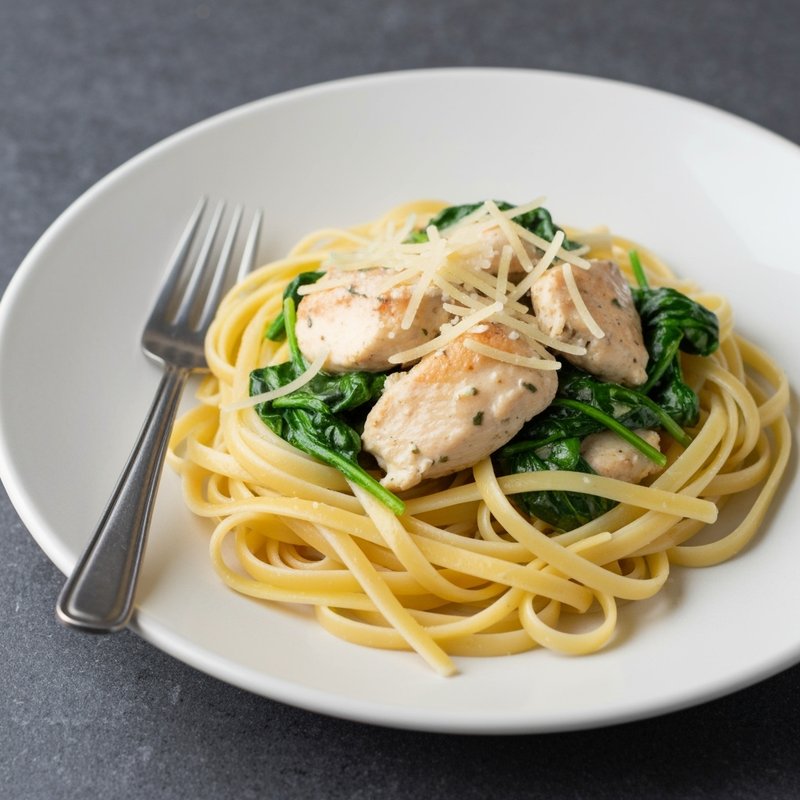 Gluten-Free Chicken and Spinach Alfredo