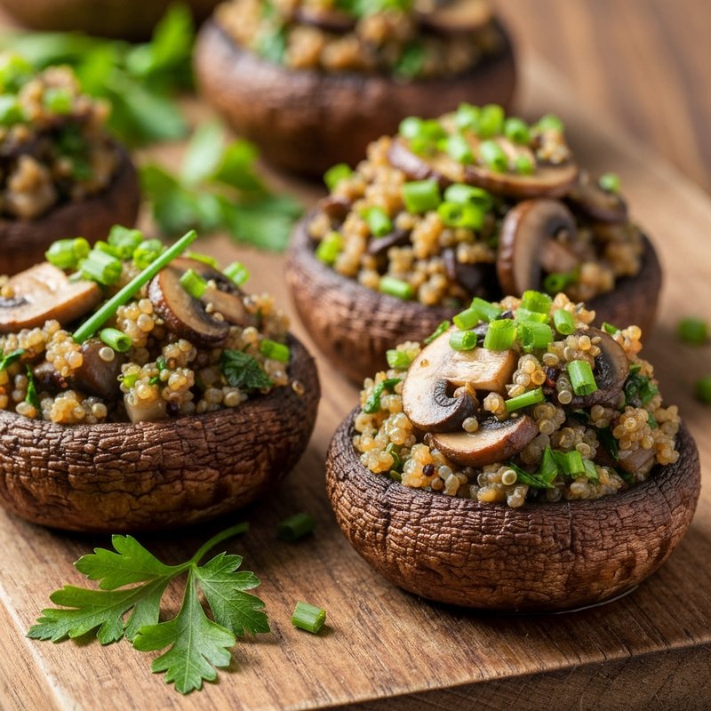 Gluten-Free Stuffed Portobello Mushrooms