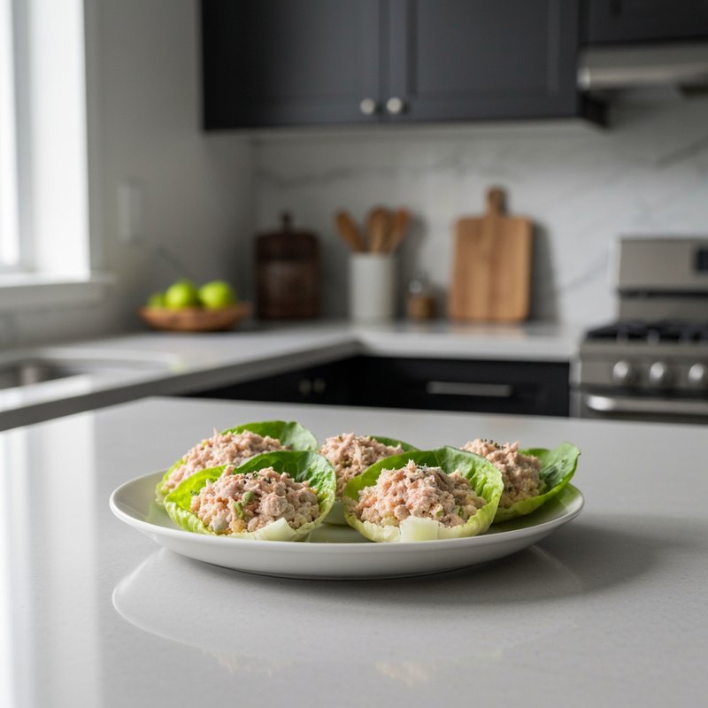 Gluten-Free Tuna Salad Lettuce Wraps