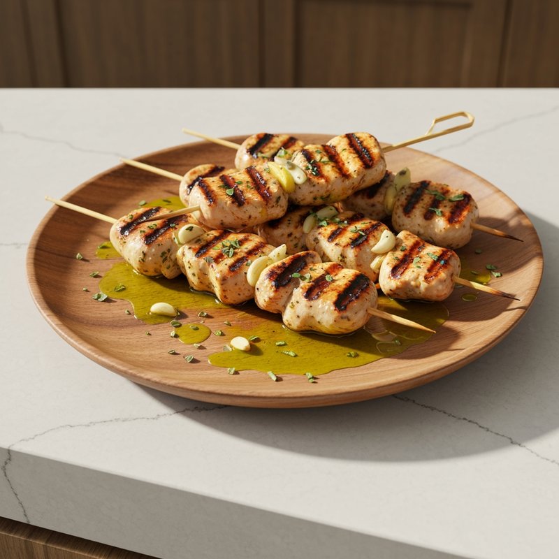 Grilled Chicken Mediterranean Skewers