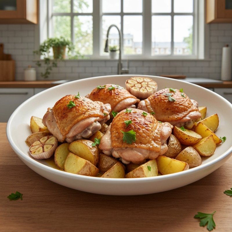 Honey Garlic Chicken Thighs