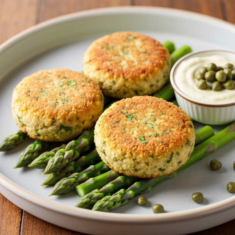 Lemon-Herb Sardine Cakes with Caper Aioli