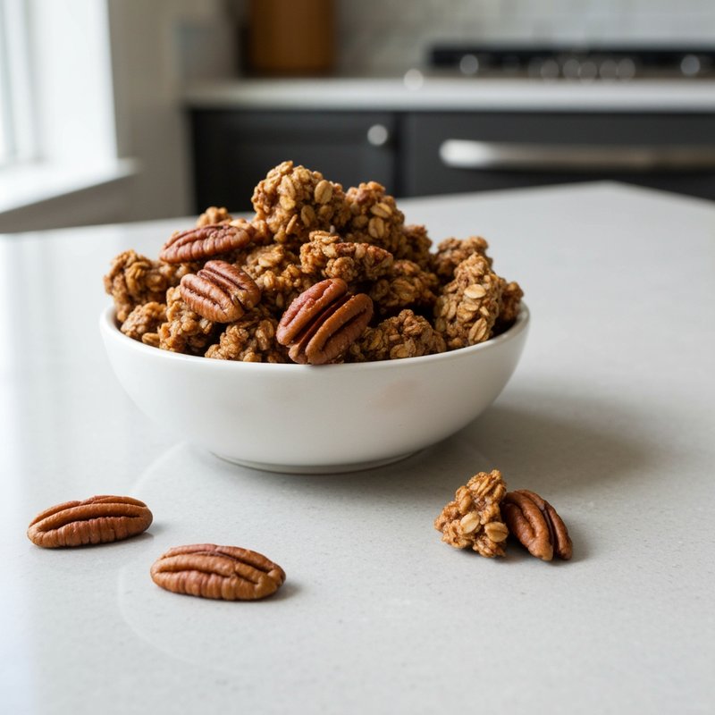 Maple Pecan Crunch Granola Clusters