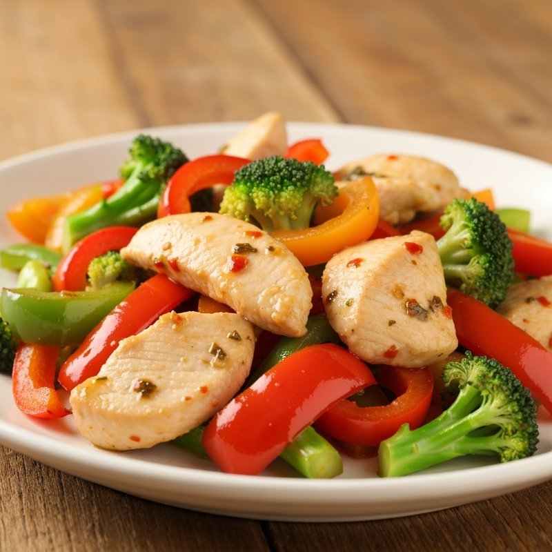Mediterranean Chicken and Vegetable Stir-Fry