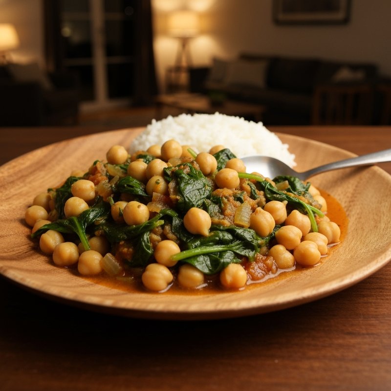 Mediterranean Chickpea and Spinach Stew