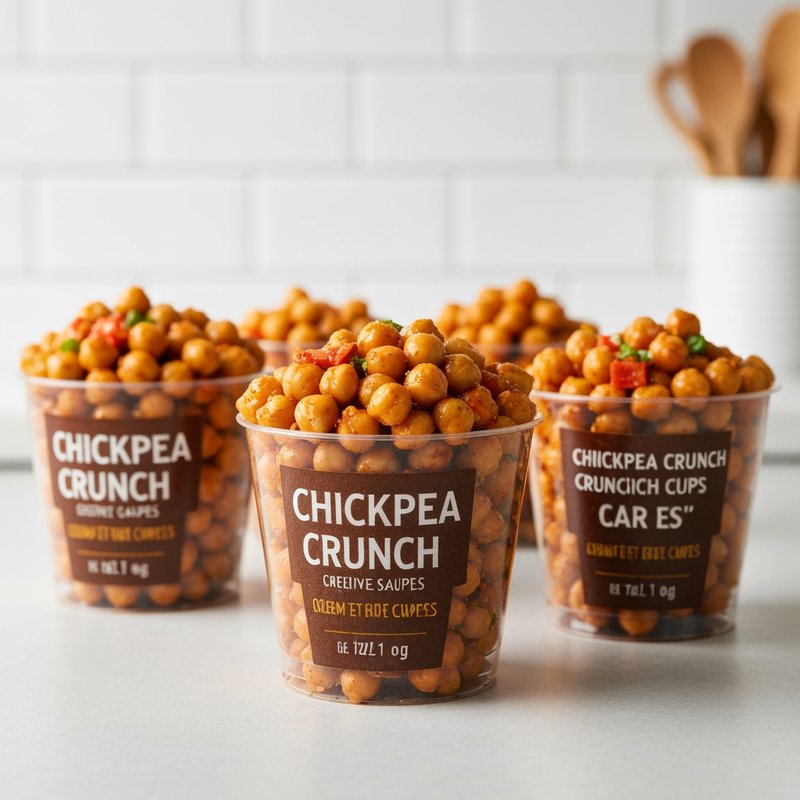 Mediterranean Chickpea Crunch Cups