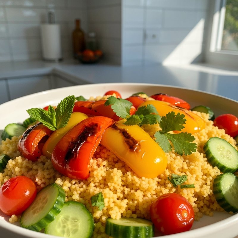 Mediterranean Couscous with Vegetables