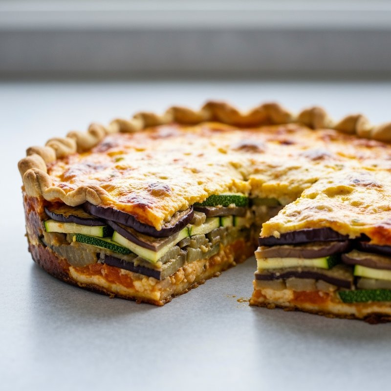 Mediterranean Eggplant and Zucchini Bake