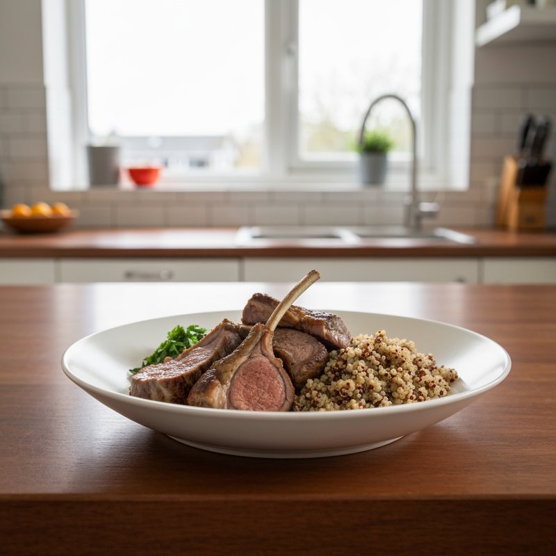 Mediterranean Lamb and Quinoa Bowl