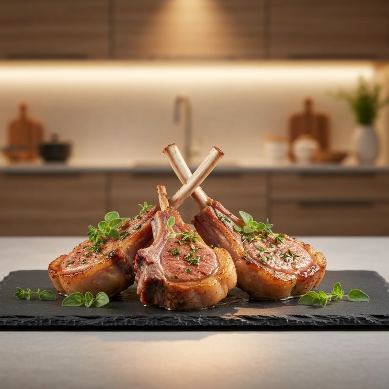 Mediterranean Lamb Chops with Herbs