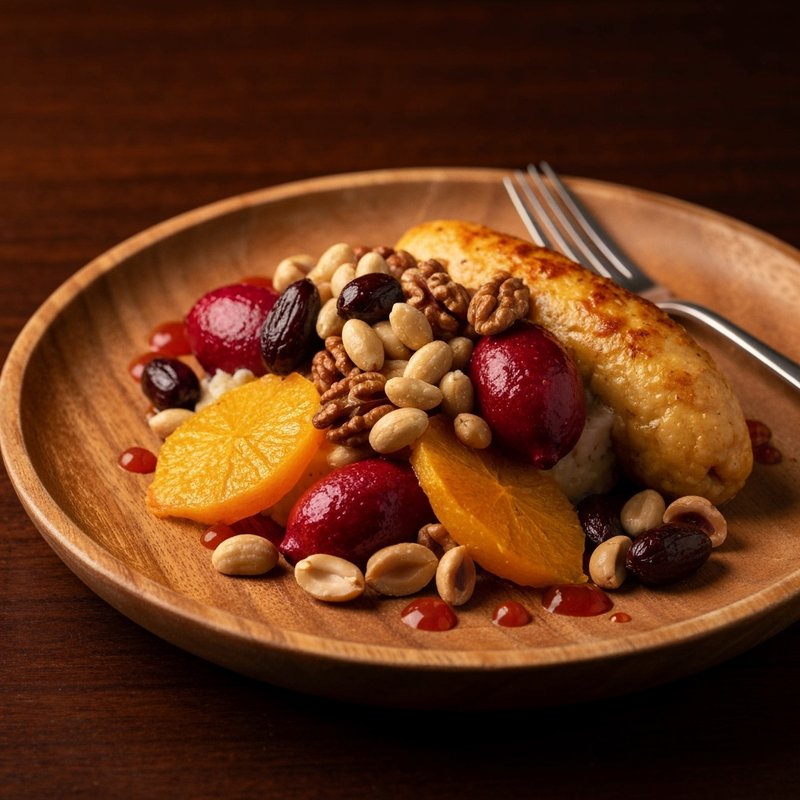 Mediterranean Stuffed Bell Peppers with Farro & Pine Nuts