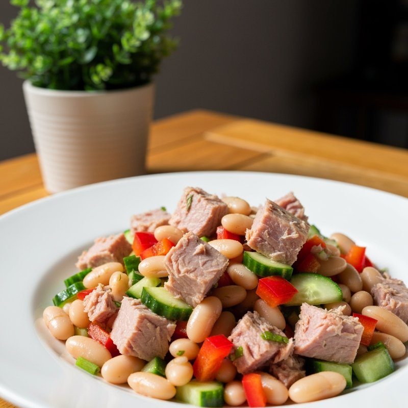 Mediterranean Tuna and White Bean Salad
