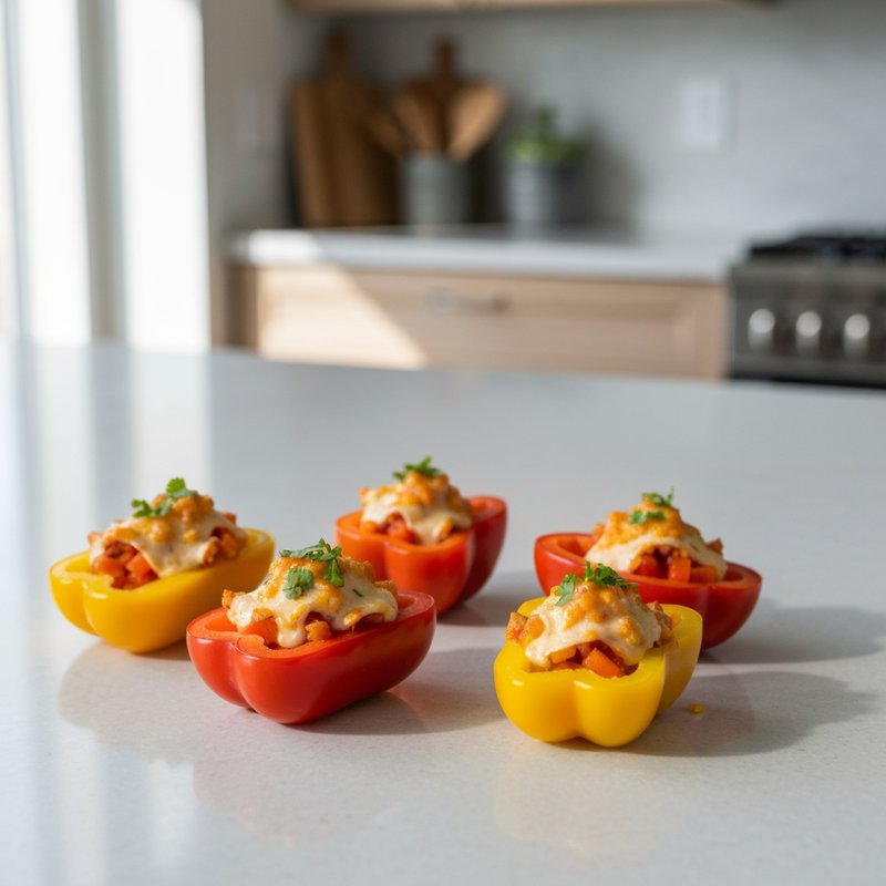 Mini Bell Pepper Nacho Boats