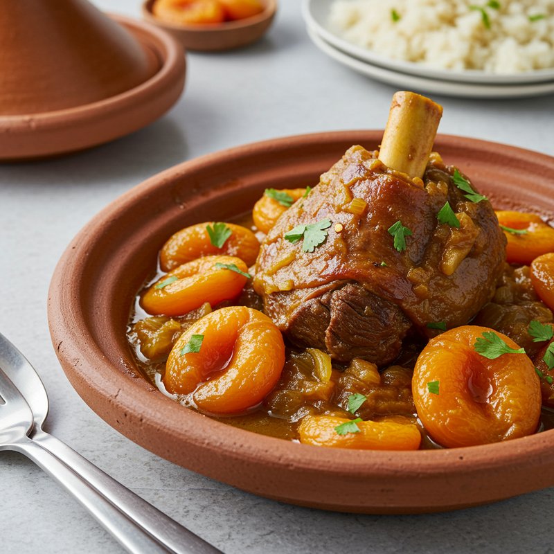 Moroccan Lamb Tagine with Apricots