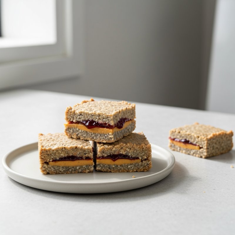Peanut Butter & Jelly Chia Bars