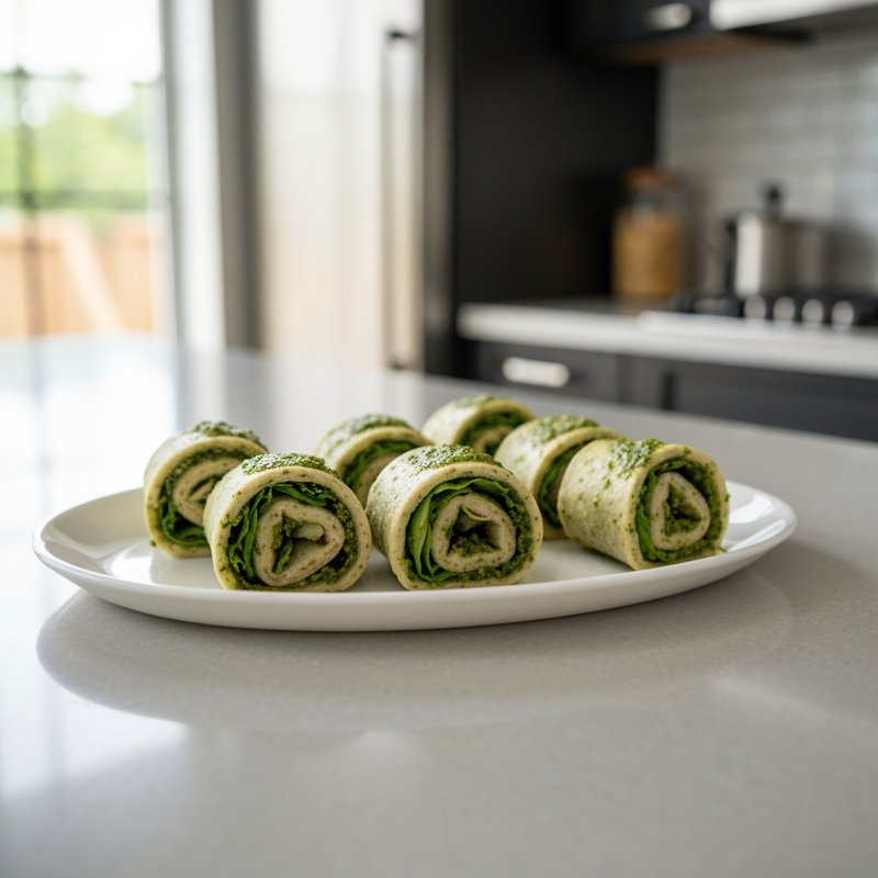 Pesto Turkey Roll-Ups