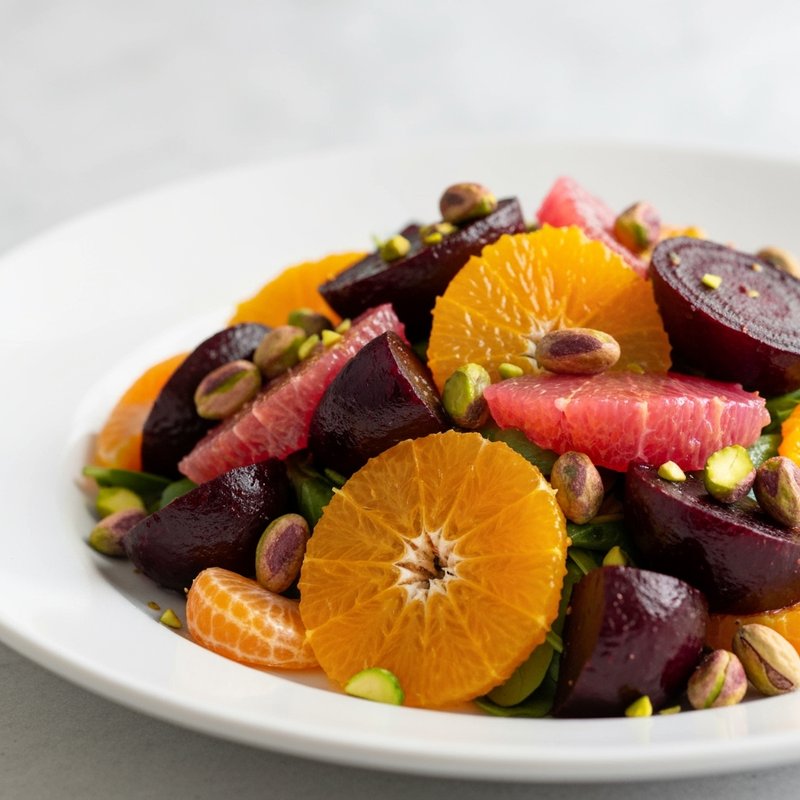 Roasted Beet & Citrus Salad with Pistachios