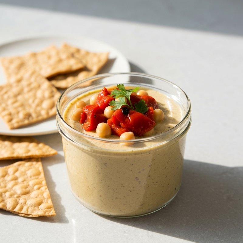 Roasted Red Pepper Hummus