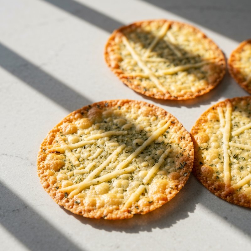 Savory Herb Parmesan Crisps