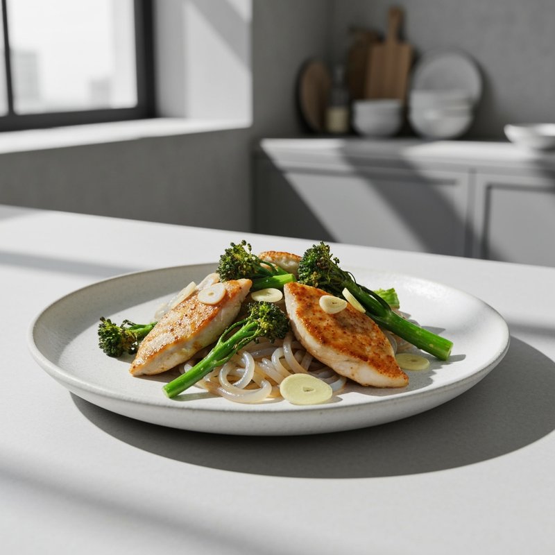 Shirataki Noodle Chicken Stir-Fry