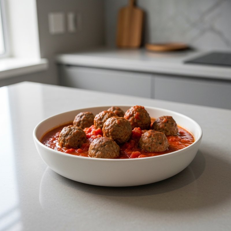 Spiced Lamb Meatballs in Cinnamon-Tomato Sauce