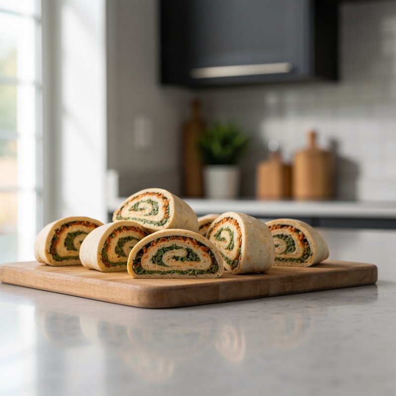 Sun-Dried Tomato & Pesto Pinwheels