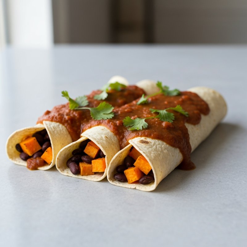 Sweet Potato & Black Bean Enchiladas
