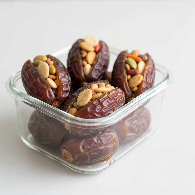 Trail Mix Stuffed Dates