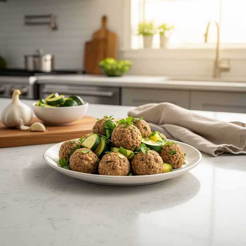 Turkey Zucchini Meatballs