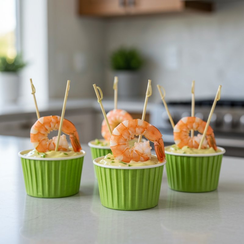 Zesty Lime Shrimp Cocktail Cups
