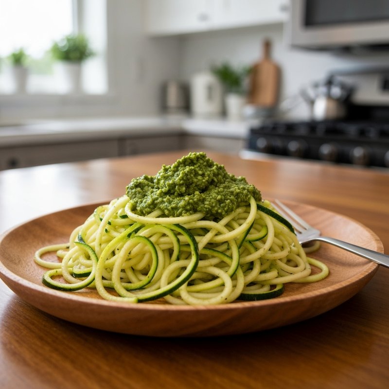 Zucchini Noodles with Pesto